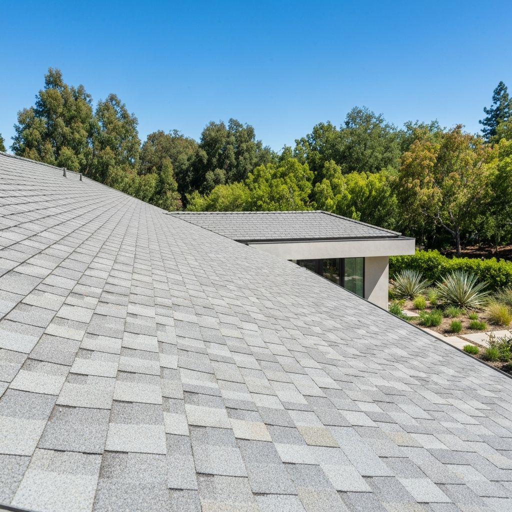 Roof Soft Wash after professional cleaning by PROSPR in El Dorado Hills CA